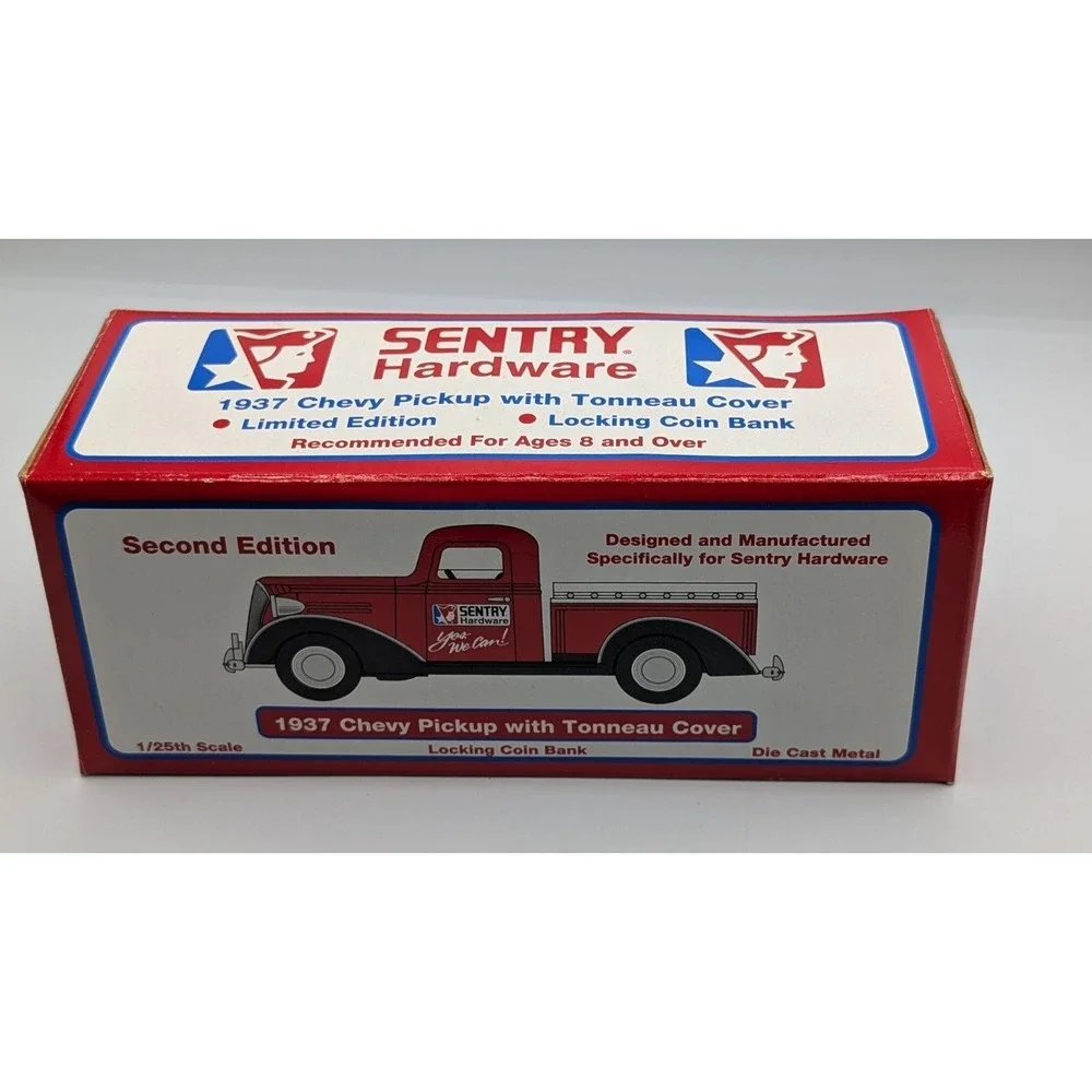 Liberty Sentry Hardware 1937 Chevy Pickup Truck Bank 6.5